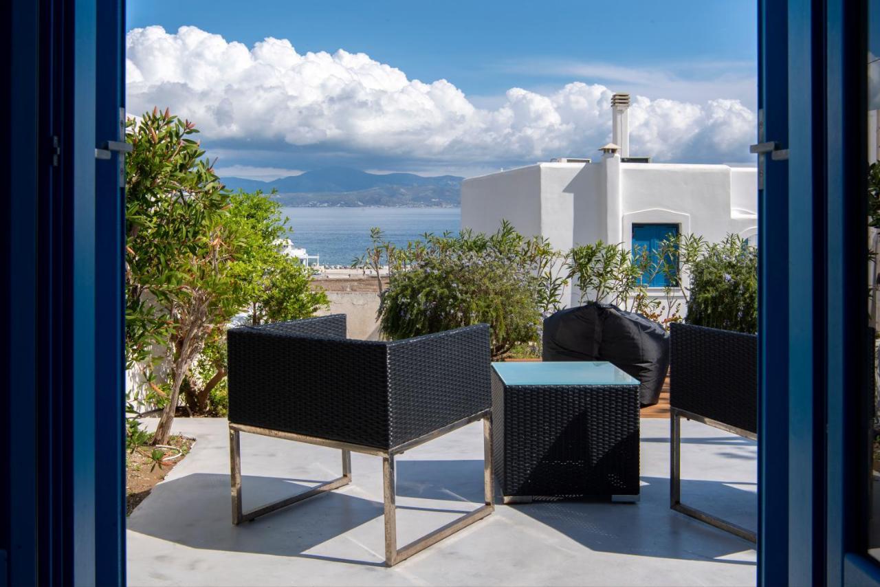 Just Blue With Amazing Sea Views In Piso Livadi Villa Buitenkant foto