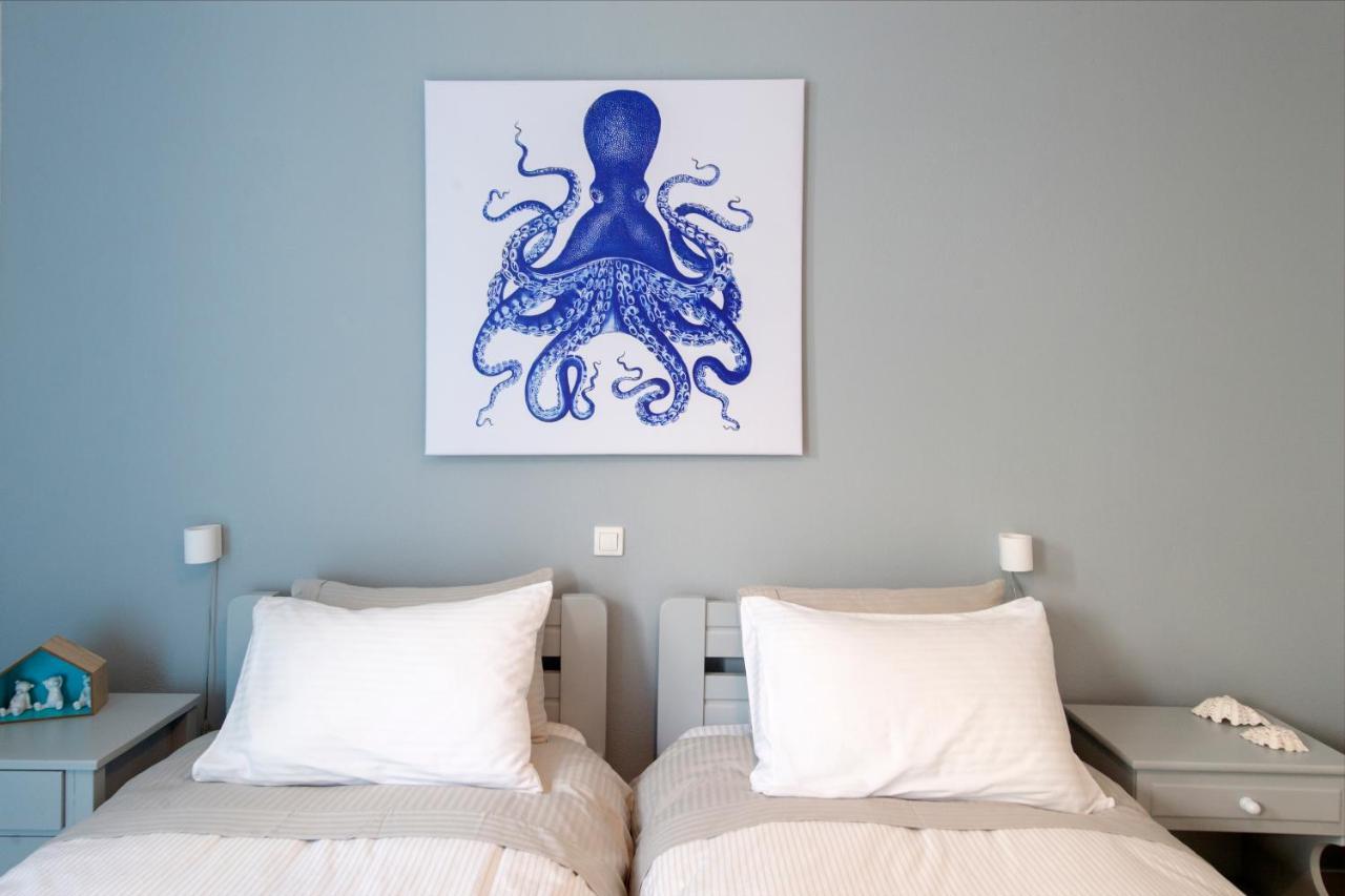 Just Blue With Amazing Sea Views In Piso Livadi Villa Buitenkant foto