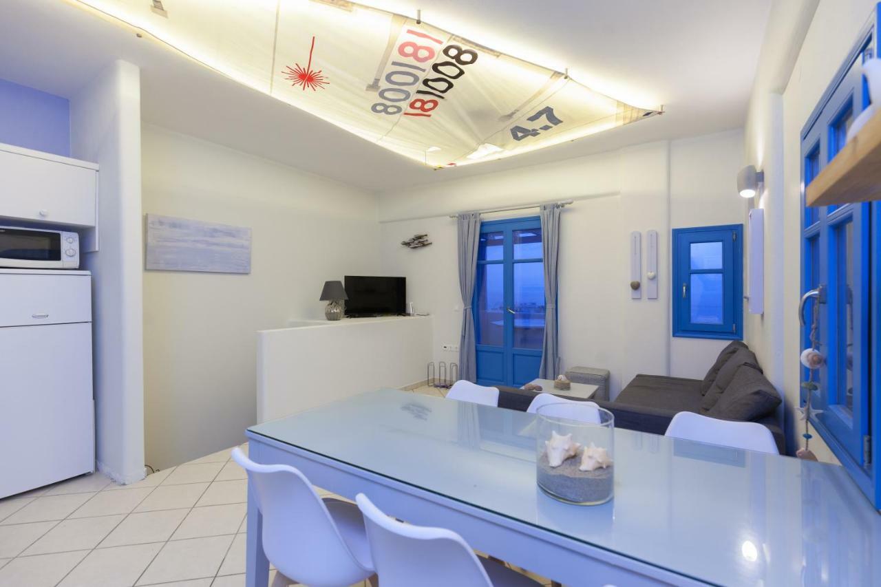 Just Blue With Amazing Sea Views In Piso Livadi Villa Buitenkant foto