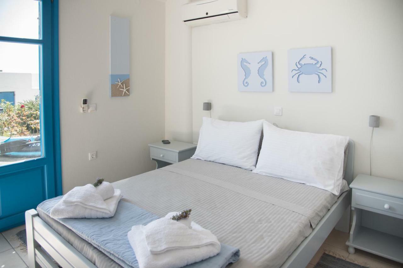 Just Blue With Amazing Sea Views In Piso Livadi Villa Buitenkant foto