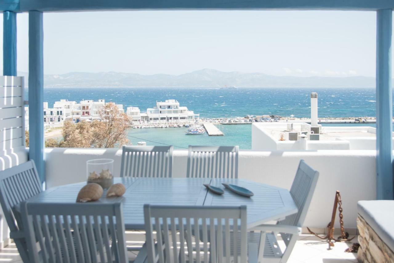 Just Blue With Amazing Sea Views In Piso Livadi Villa Buitenkant foto